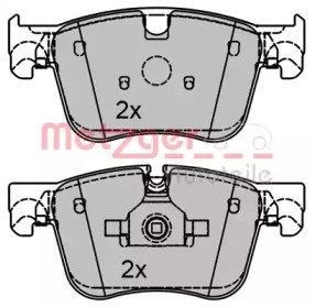 Комплект тормозных колодок METZGER 1170796