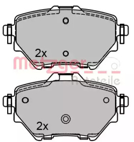 Комплект тормозных колодок METZGER 1170798