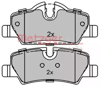 Комплект тормозных колодок METZGER 1170819