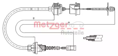 Трос METZGER 1172.2