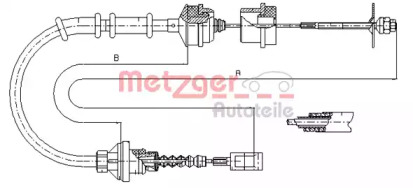 Трос METZGER 1172.5