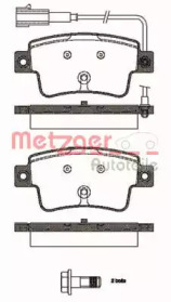 Комплект тормозных колодок METZGER 1198.02