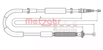 Трос METZGER 12.0722