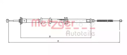 Трос METZGER 12.0731