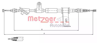 Трос METZGER 12.0102