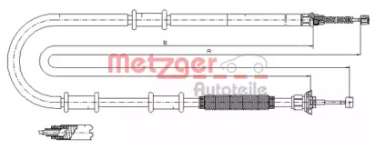 Трос METZGER 12.0707