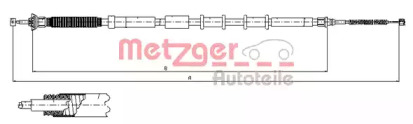 Трос METZGER 12.0717