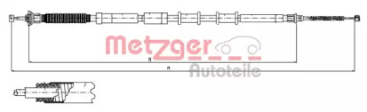 Трос METZGER 12.0719