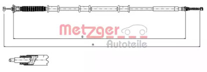 Трос METZGER 12.0737