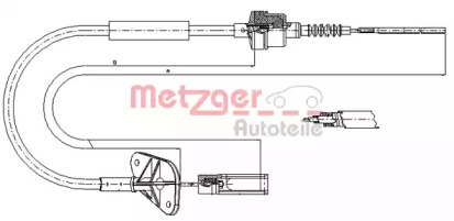 Трос METZGER 12.7201