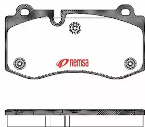 Комплект тормозных колодок METZGER 1202.00