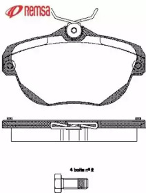 Комплект тормозных колодок METZGER 1203.00