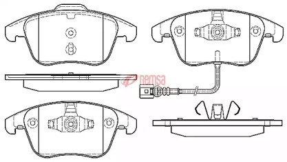 Комплект тормозных колодок METZGER 1219.21