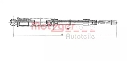 Трос METZGER 1251.2