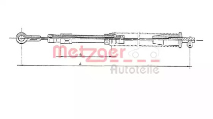 Трос METZGER 1251.9