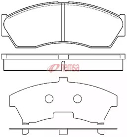 Комплект тормозных колодок METZGER 1253.00