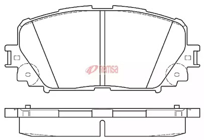 Комплект тормозных колодок METZGER 1258.00