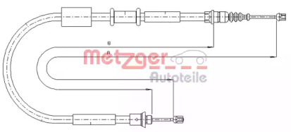 Трос METZGER 1281P4