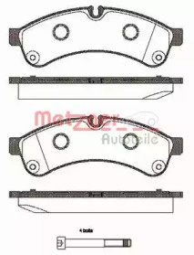 Комплект тормозных колодок METZGER 1339.00