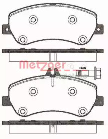 Комплект тормозных колодок METZGER 1170777