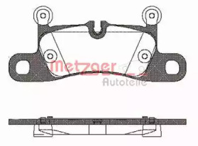 Комплект тормозных колодок METZGER 1379.10