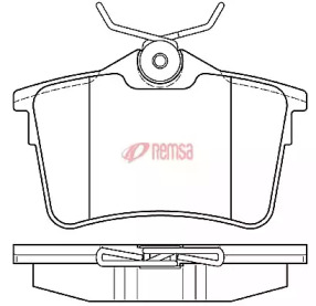 Комплект тормозных колодок METZGER 1382.00