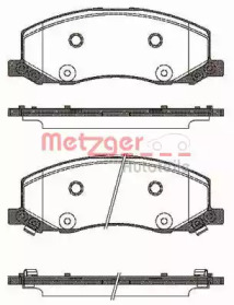 Комплект тормозных колодок METZGER 1386.02