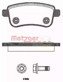 Комплект тормозных колодок METZGER 1387.00