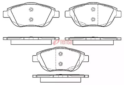 Комплект тормозных колодок METZGER 1392.00