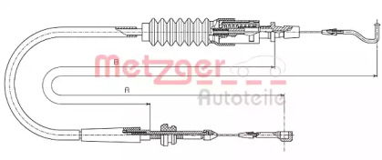 Трос METZGER 14.4304