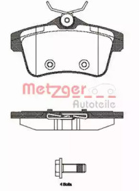 Комплект тормозных колодок METZGER 1418.00