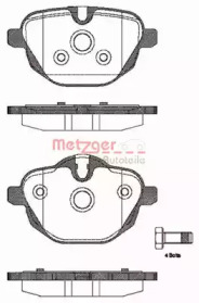 Комплект тормозных колодок METZGER 1170784