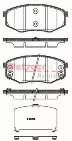 Комплект тормозных колодок METZGER 1426.02