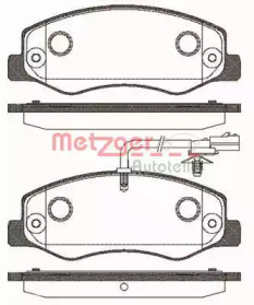 Комплект тормозных колодок METZGER 1442.01