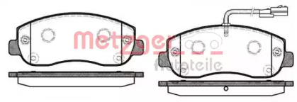 Комплект тормозных колодок METZGER 1449.01