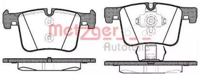 Комплект тормозных колодок METZGER 1457.00