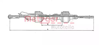 Трос METZGER 15.208E