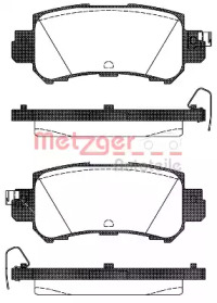 Комплект тормозных колодок METZGER 1507.00