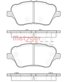 Комплект тормозных колодок METZGER 1514.00