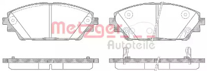 Комплект тормозных колодок METZGER 1569.02