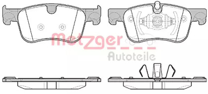 Комплект тормозных колодок METZGER 1580.00