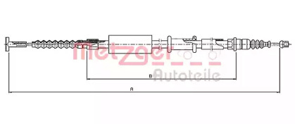 Трос METZGER 1651.20