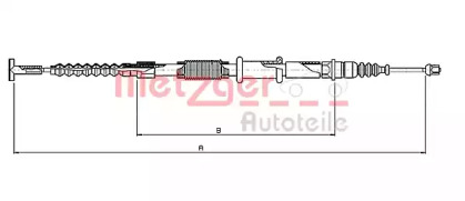 Трос METZGER 1651.21