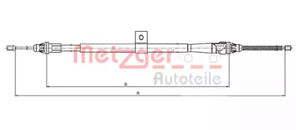 Трос METZGER 17.0008