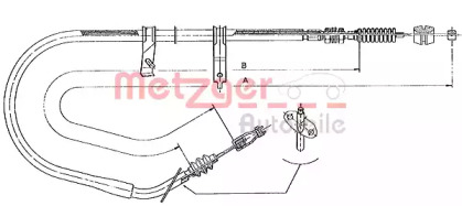 Трос METZGER 17.068