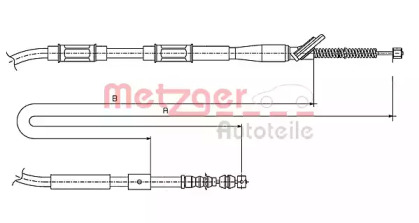 Трос METZGER 17.1446