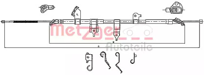 Трос METZGER 17.1566