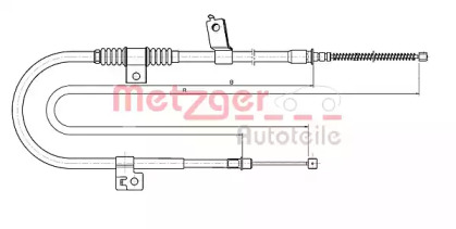 Трос METZGER 17.2291