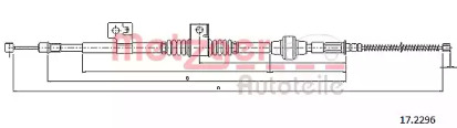 Трос METZGER 17.2296
