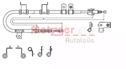 Трос METZGER 17.2575